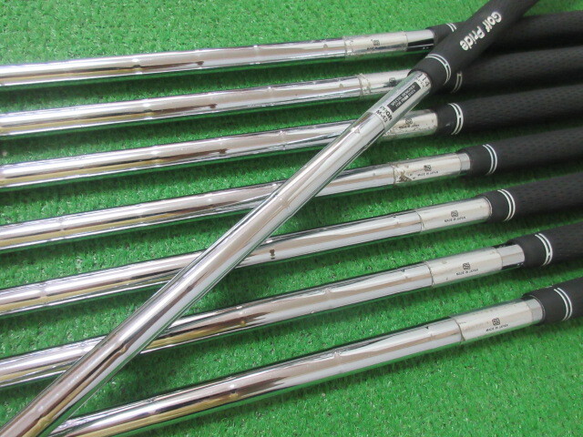 三浦技研製造!!!◆◆ プロギア DATA801 FORGED アイアンセット 8本 #5-Sw 純正スチール M-43(S) ◆◆PRGR データ ゴルフクラブ EV14_画像7