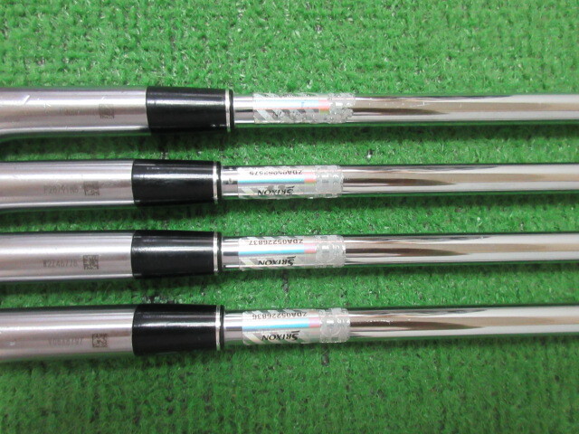 スリクソン◆◆ SRIXON Z-FORGED アイアンセット 4本 #7-Pw DG-DST(S200) ◆◆ダンロップ Z-フォージド FC10_画像5