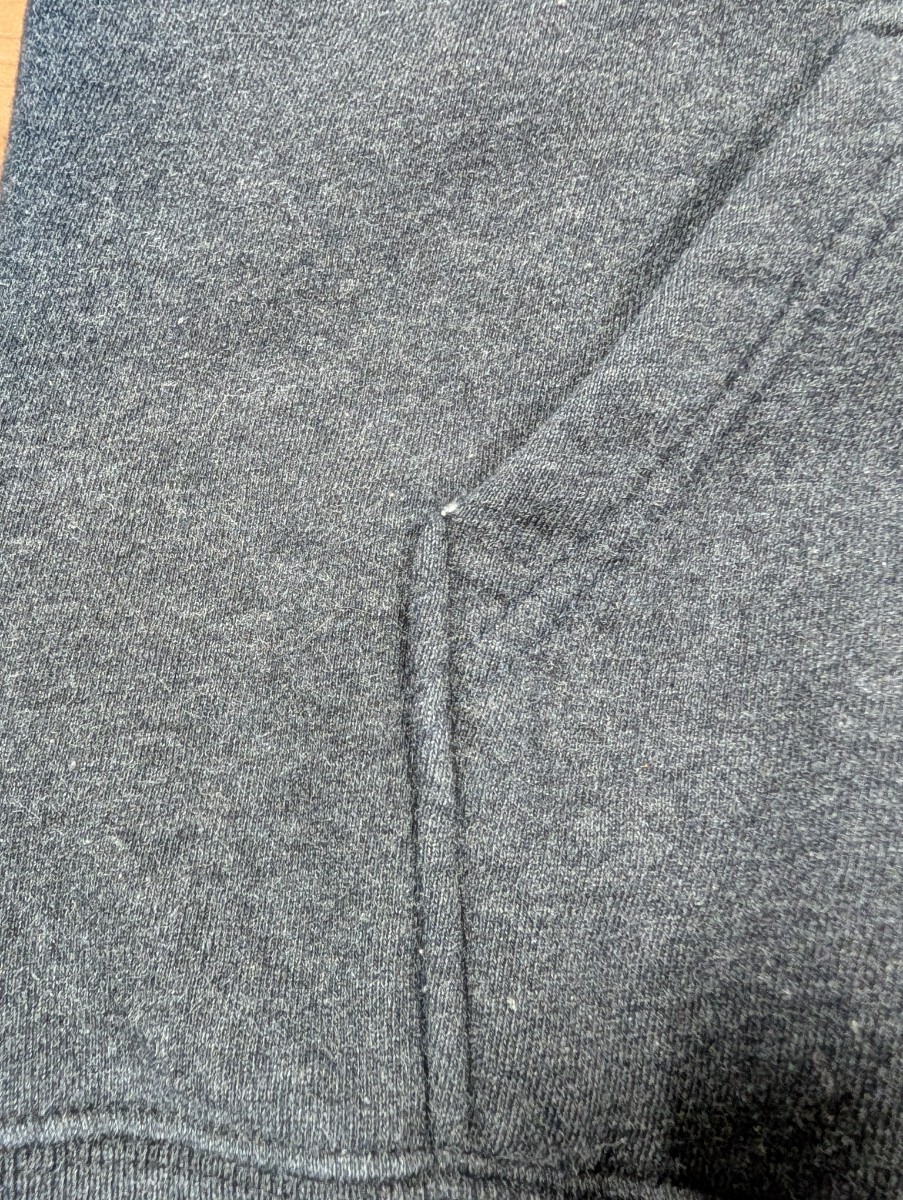 ステューシー　オールド　パーカー　ジャズマン　シャドーマン　ンテージ　90s　USA製　XL　Mサイズ程度　黒　スウェット_画像7