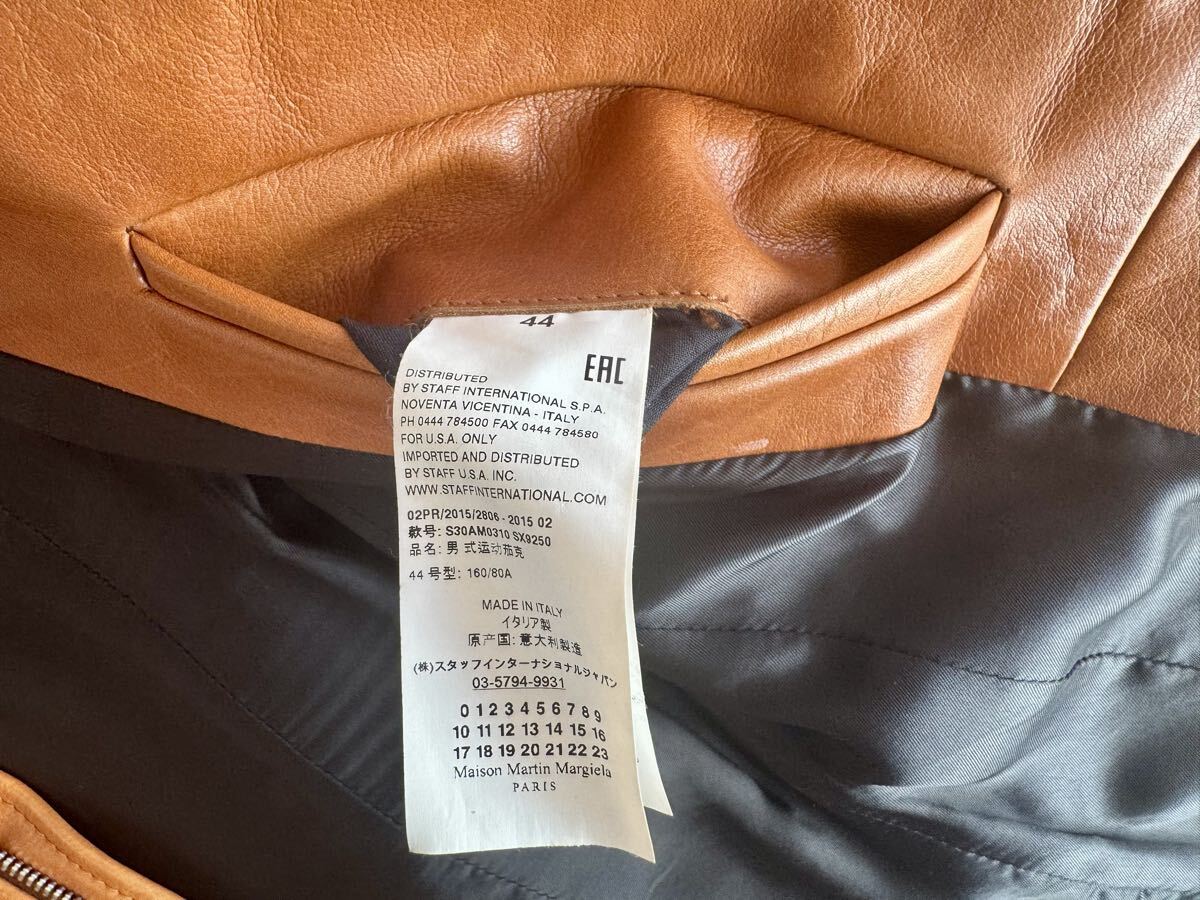 Maison Martin Margiela シングルライダース 15AW ⑩_画像6