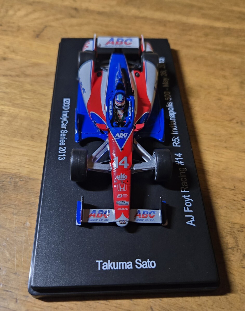 1/43 グリーンライト AJフォイト レーシング 佐藤琢磨 2013 インディ500 _画像4