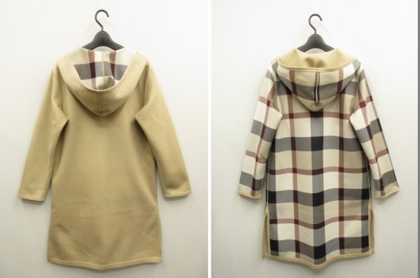 25年ブルーレーベルクレストブリッジ★洗える♪　定価￥37400(税込)リバーシブルダンボールコーディガン　コート★サイズ38_画像5