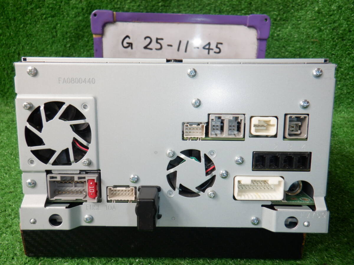 ★ ダイハツ 純正 SDナビ NMZN-W72D 08545-K9157 7インチ ワイドサイズ 地図データ2024年 TV/ラジオ/CD/DVD/Bluetooth/USB/iPod/SD ★_画像6