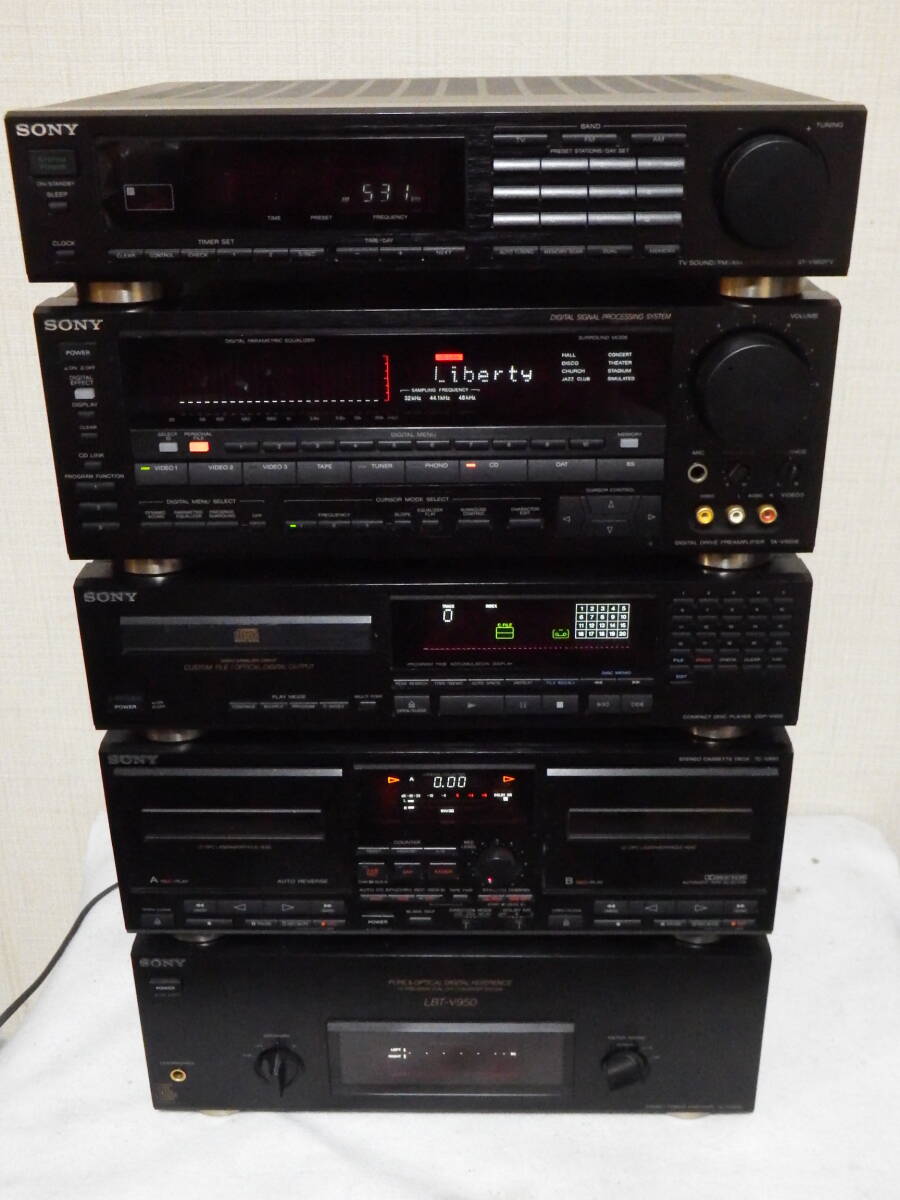 SONY ST-V950TV/TA-V950E/CDP-V950/TC-V950/TA-V950N システムコンポ_画像1