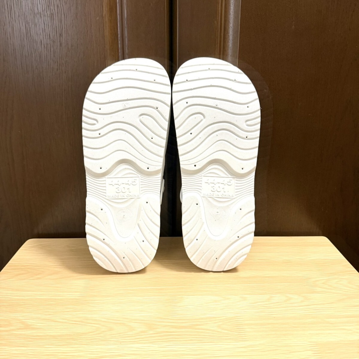 クロッグサンダル メンズ 2WAY スポーツサンダル サボサンダル 前閉じ ホワイト 25.0〜25.5_画像10