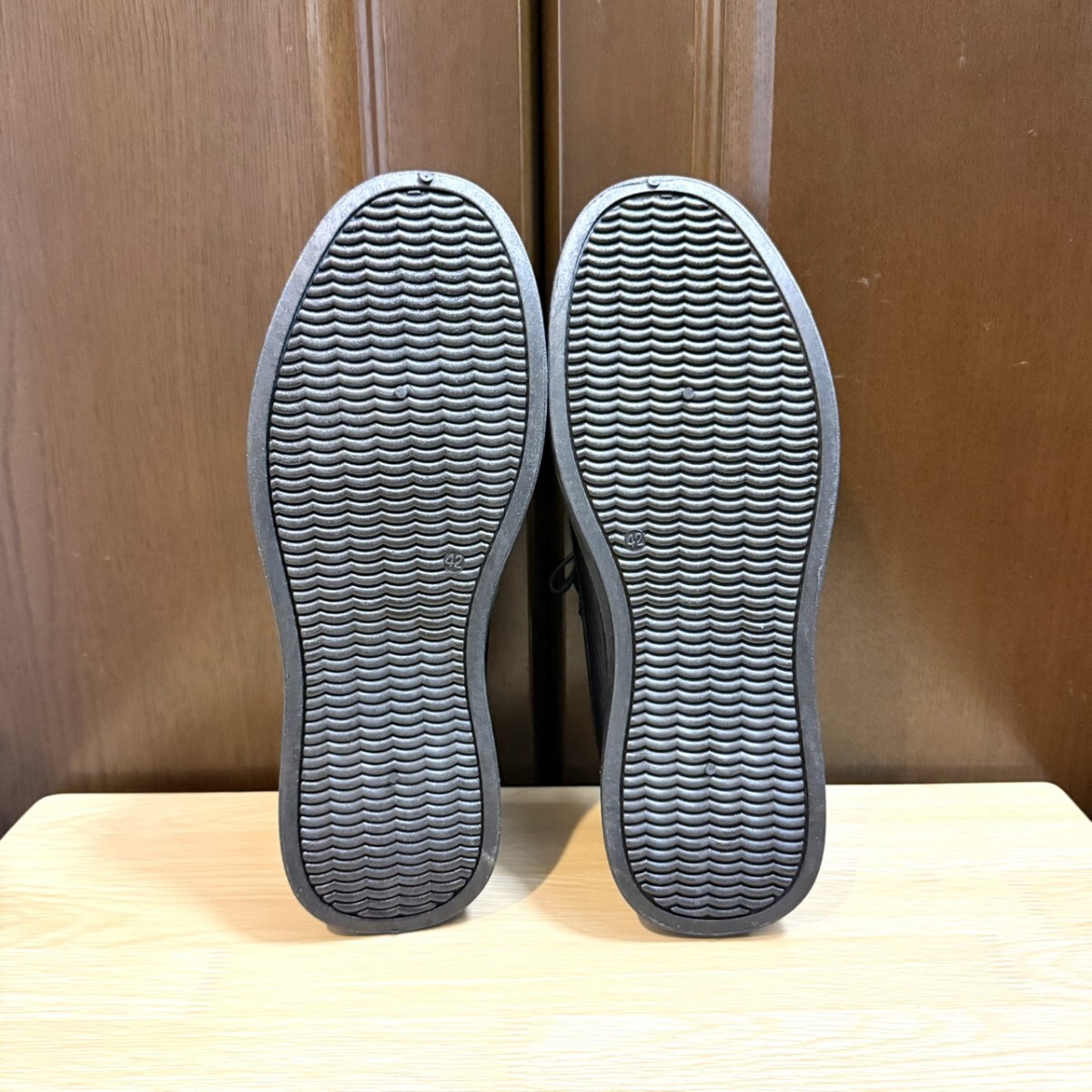 レザーシューズ メンズ 紳士靴 PUレザー 防水 ビジネス カジュアル 軽量 履きやすい ブラック 27.0_画像10