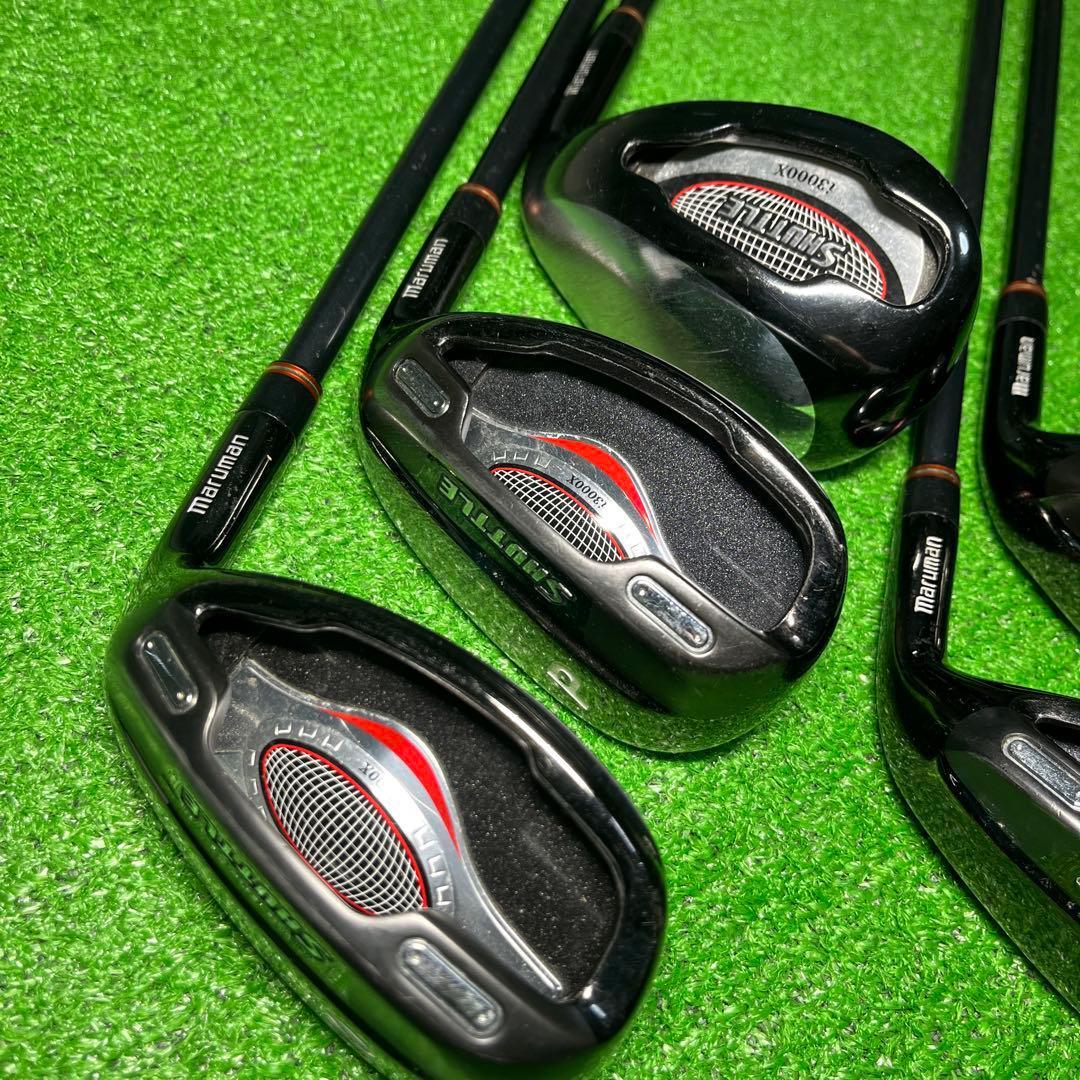 D395 maruman マルマン SHUTTLE i3000X マルマン アイアン メンズ 5本 8.9.10.P.S 匿名配送 送料無料_画像4