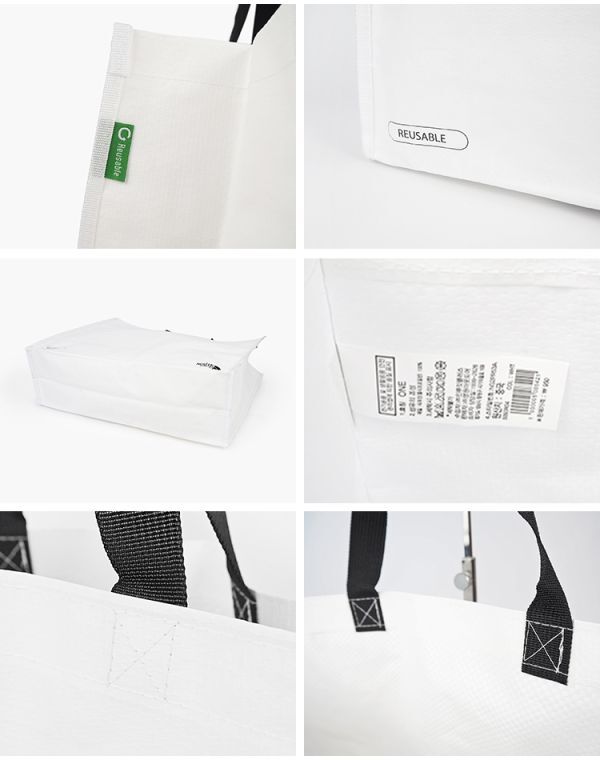 新品 ノースフェイス バッグ 韓国 トートバッグ A4 ブランド ショッパー エコバッグ THE NORTH FACE Mサイズ NG2PN61A 1円出品_画像3