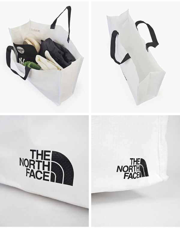 新品 ノースフェイス バッグ 韓国 トートバッグ A4 ブランド ショッパー エコバッグ THE NORTH FACE Mサイズ NG2PN61A 1円出品_画像4