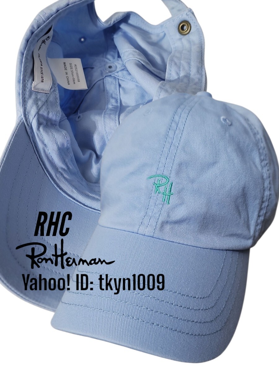 Ron Herman California ロンハーマン RH 刺繍ロゴ入り キャップ 帽子 ユニセックス 男女兼用_画像1