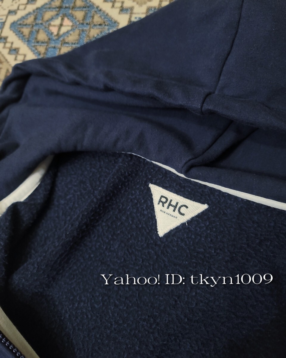 RHC Ron Herman ロンハーマン RHC 袖口 ロゴ ジップアップ ジップ フーディー ジップ パーカー_画像3