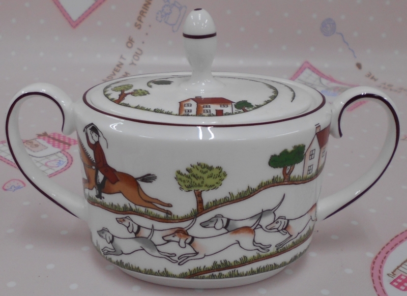 ☆WEDGWOOD ウェッジウッド HUNTING SCENES ハンティングシーン ポット/シュガー/クリーマー♪_画像4