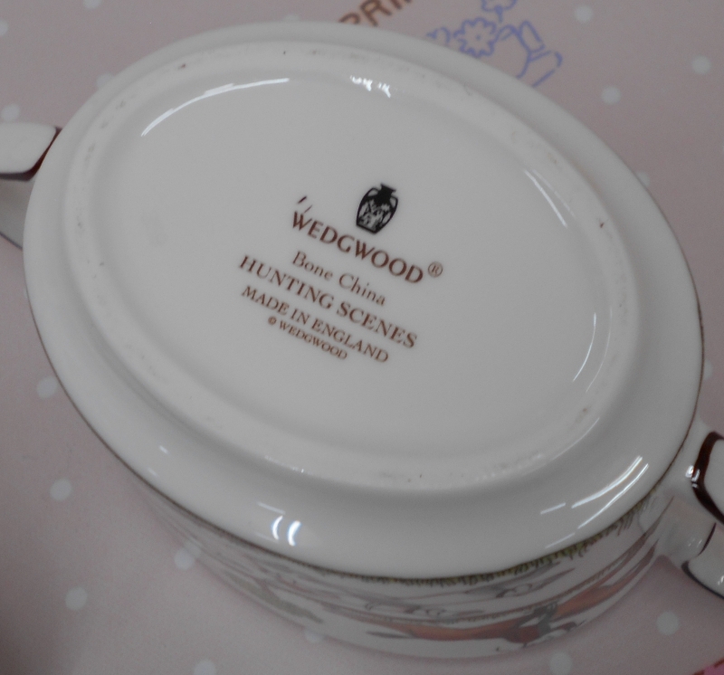 ☆WEDGWOOD ウェッジウッド HUNTING SCENES ハンティングシーン ポット/シュガー/クリーマー♪_画像8