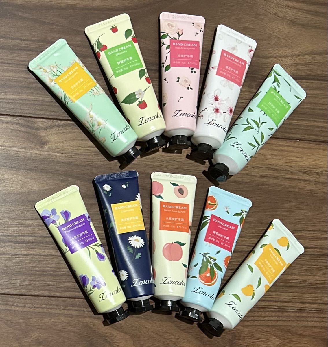 ①新品 10本セット ハンドクリーム 30mlX10本 人気_画像1