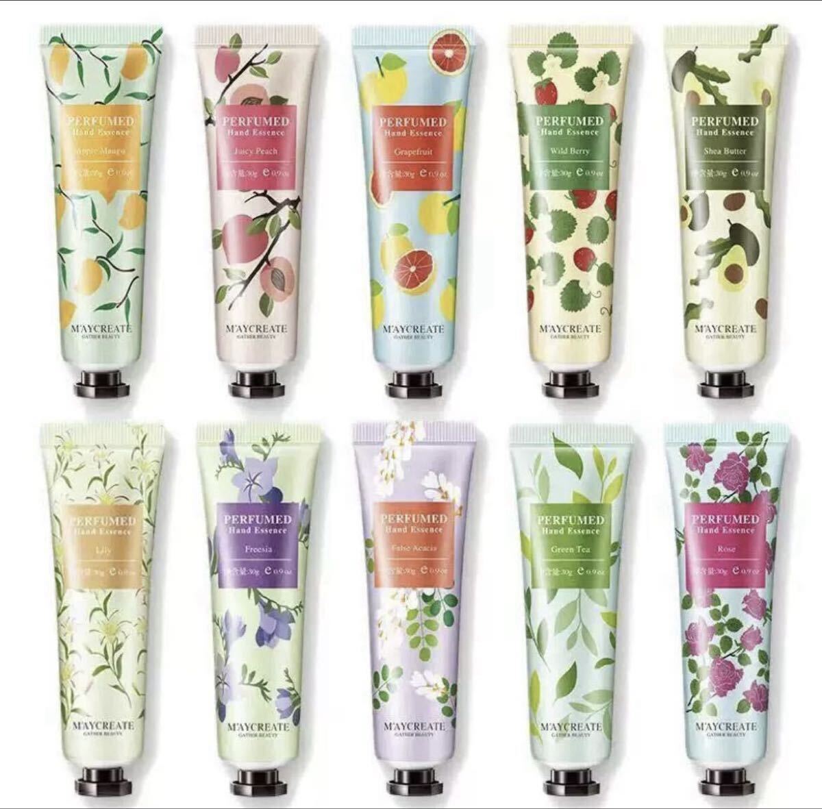 ②新品 10本セット ハンドクリーム 30mlX10本 人気_画像1