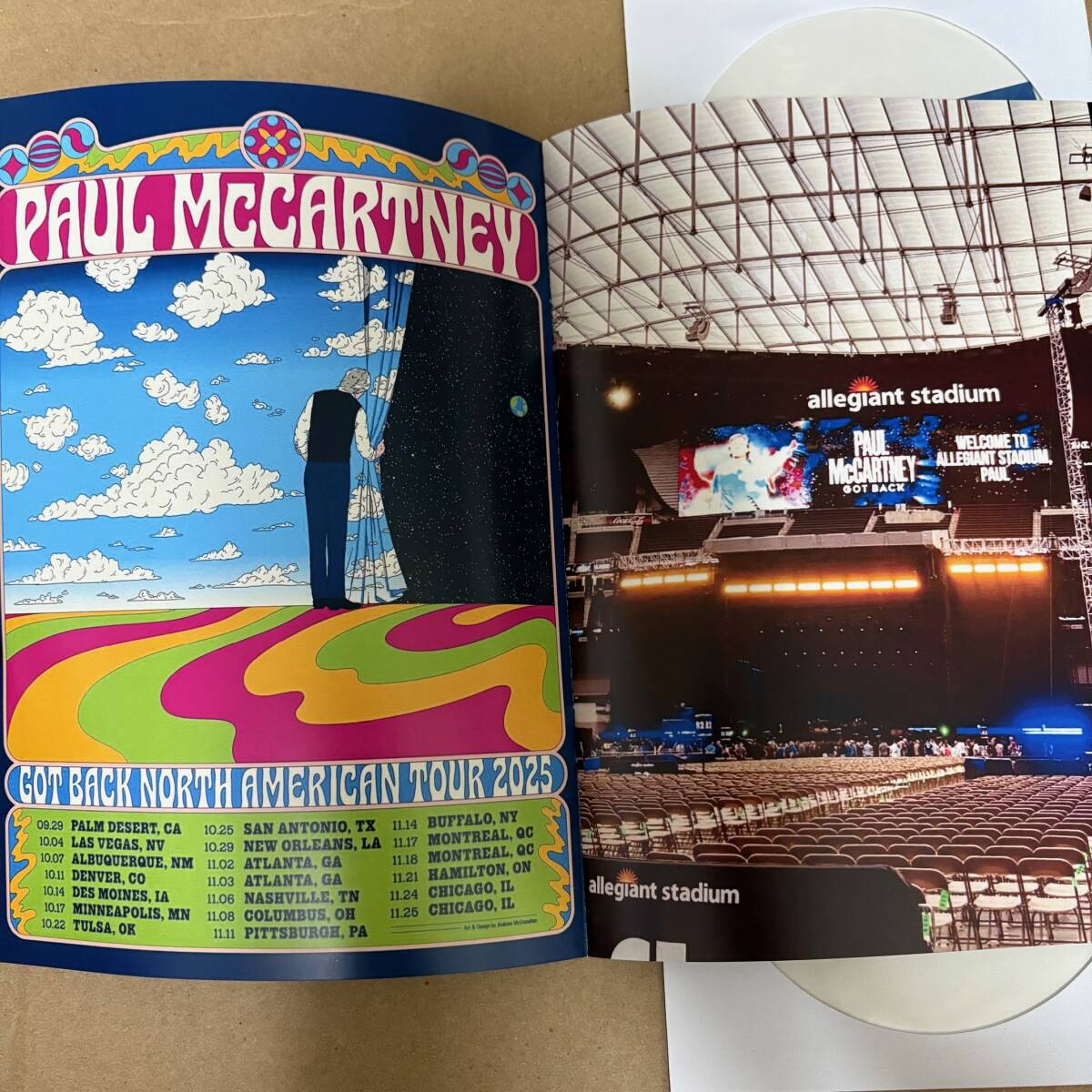 Paul McCartney 最新ライブ+サウンドチェック LAS VEGAS 2025/10/4 写真集付 3CD ポールマッカートニー_画像4