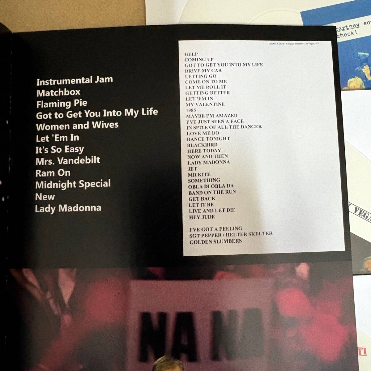 Paul McCartney 最新ライブ+サウンドチェック LAS VEGAS 2025/10/4 写真集付 3CD ポールマッカートニー_画像6