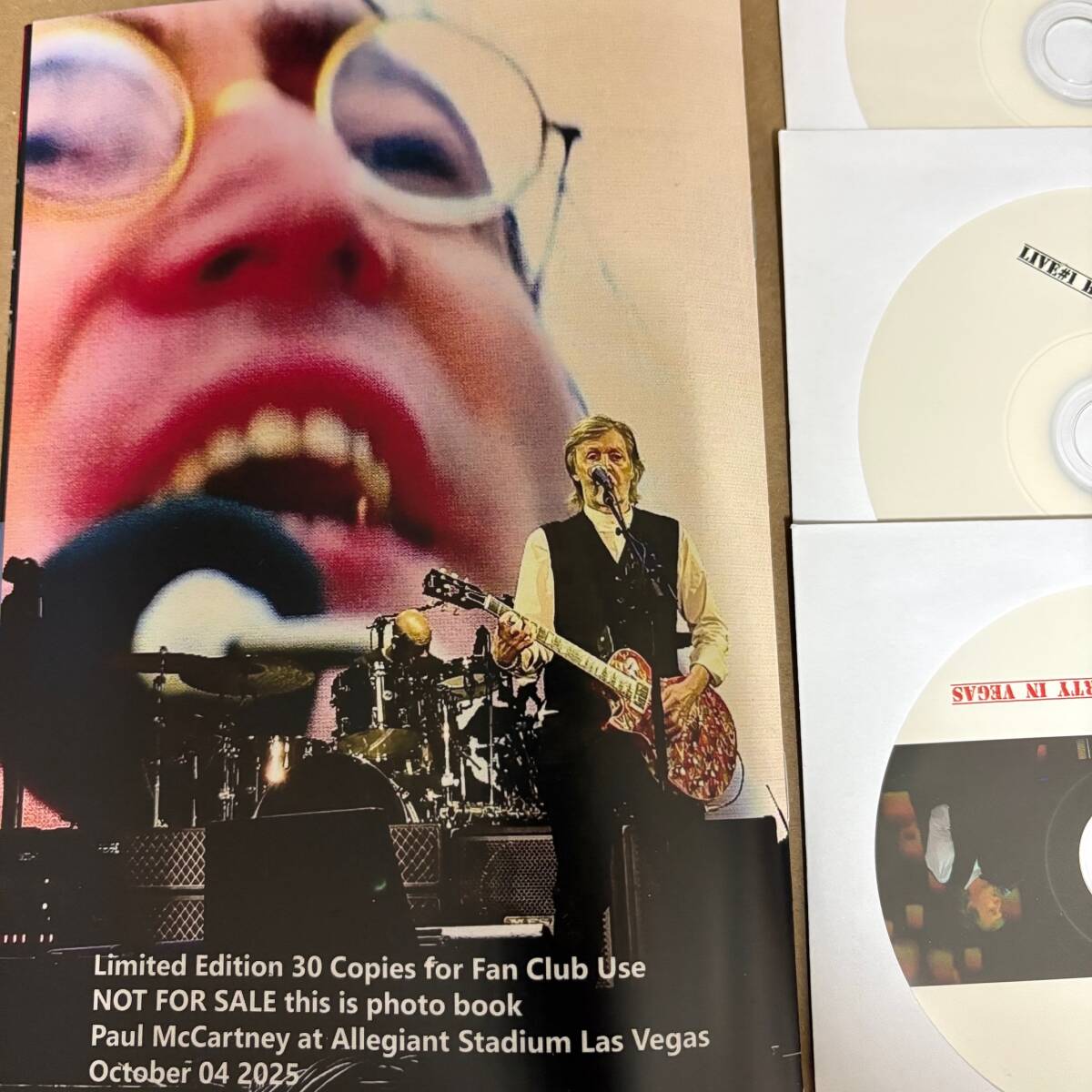 Paul McCartney 最新ライブ+サウンドチェック LAS VEGAS 2025/10/4 写真集付 3CD ポールマッカートニー_画像7