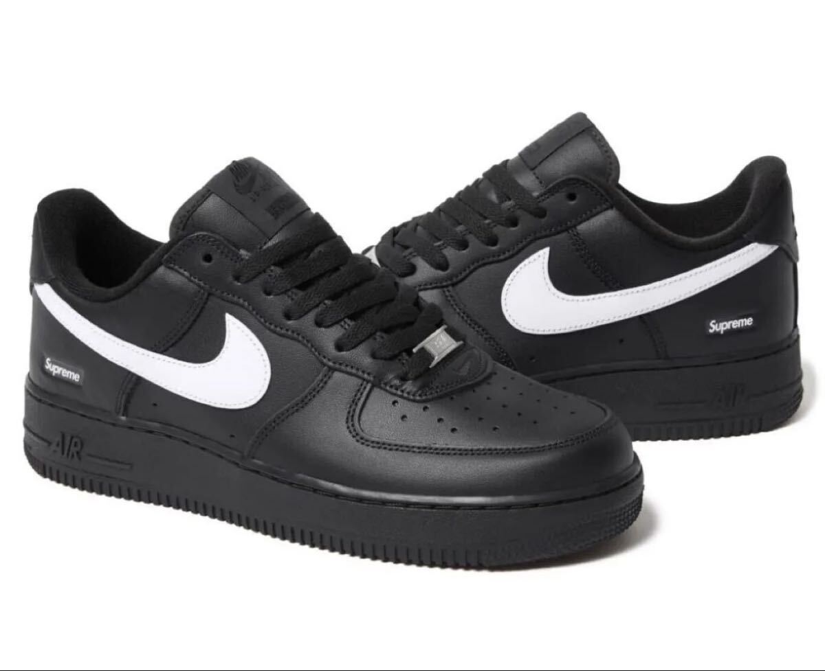 Supreme Nike Air Force 1 Low Black 27cm シュプリーム ナイキ エアフォース1_画像1