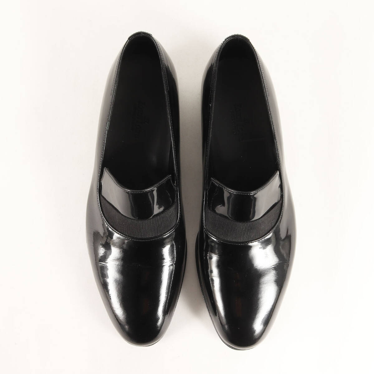 JOHN LOBB ジョンロブ ブラック サイズ:6 | パテントレザー ノンウェルテッド ローファー スリッポン (ODESSA) | オニキス | イタリア製_画像4