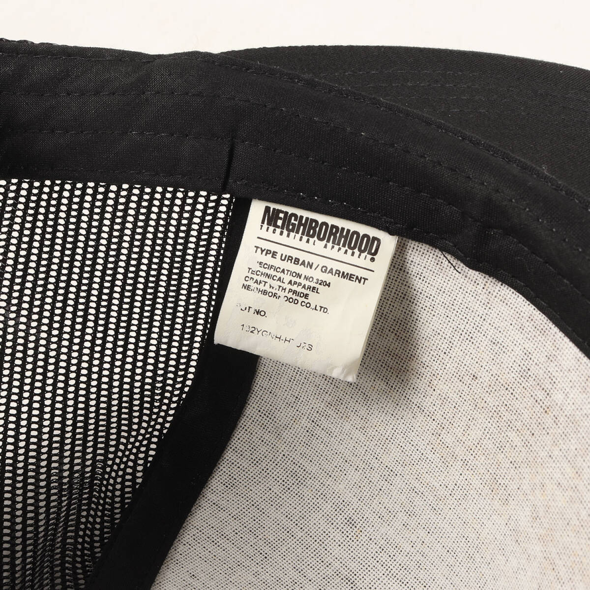 NEIGHBORHOOD ネイバーフッド キャップ ブラック 黒 サイズ:FREE | ブランドロゴ メッシュキャップ | ブランド 帽子_画像4