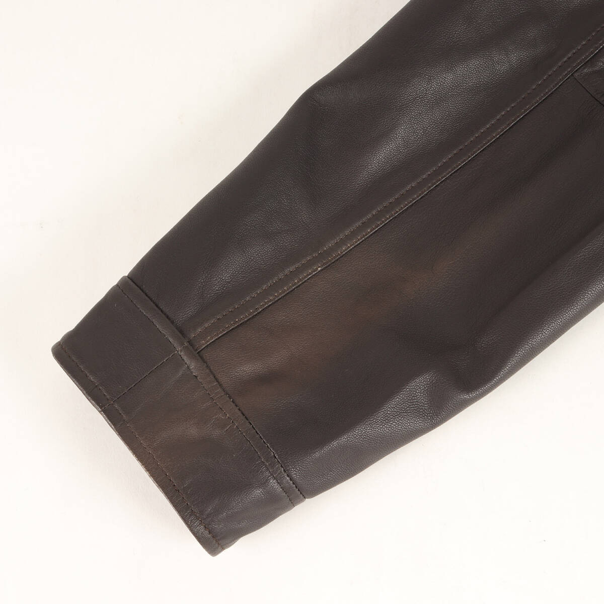 HUGO BOSS ヒューゴボス ジャケット ブラウン サイズ:54 | ラムレザー シングル ライダース ジャケット | 10207253 | アウター ブルゾン_画像5