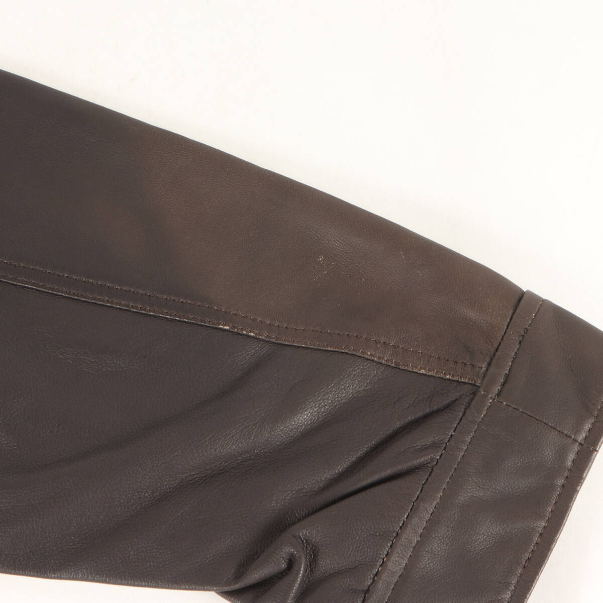 HUGO BOSS ヒューゴボス ジャケット ブラウン サイズ:54 | ラムレザー シングル ライダース ジャケット | 10207253 | アウター ブルゾン_画像6