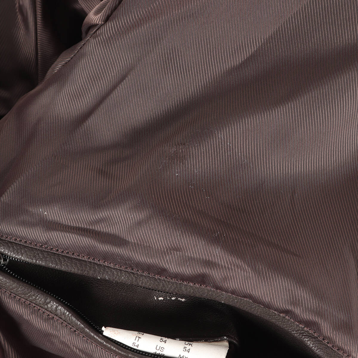 HUGO BOSS ヒューゴボス ジャケット ブラウン サイズ:54 | ラムレザー シングル ライダース ジャケット | 10207253 | アウター ブルゾン_画像7