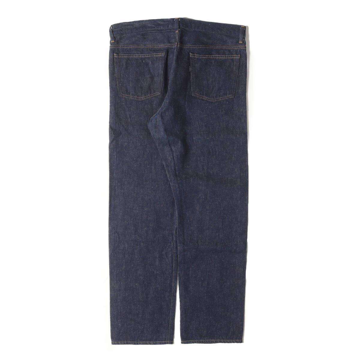 YAECA ヤエカ パンツ インディゴ サイズ:34 | テーパード ストレート リネン混 デニムパンツ (Tapared Straight Denim 11W 15-11W)_画像2