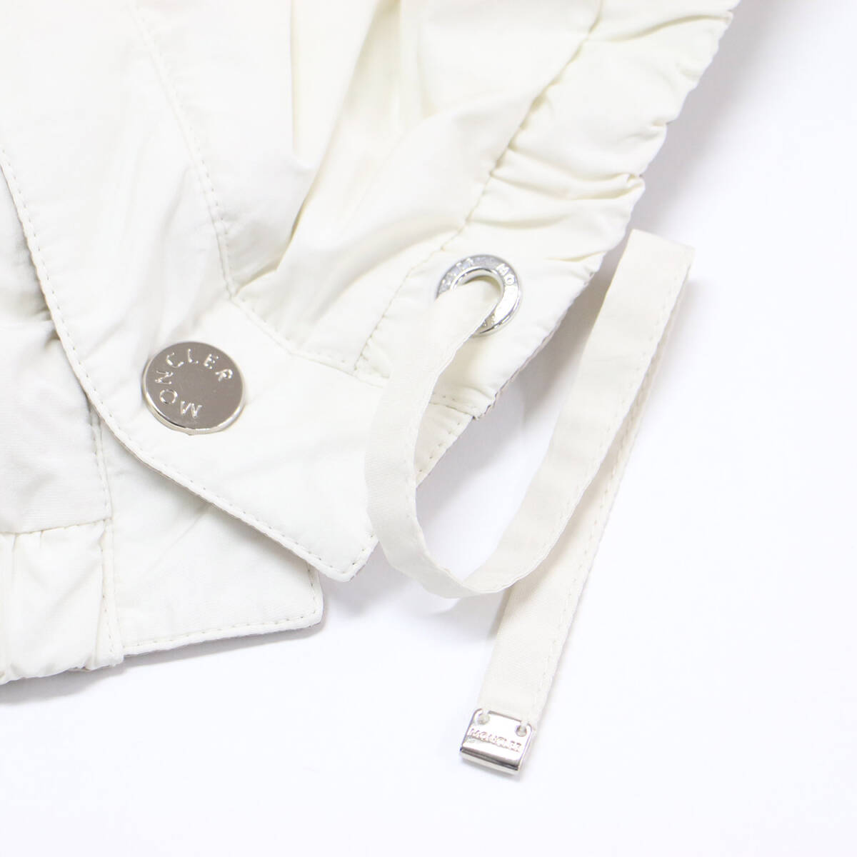 MONCLER モンクレール ジャケット ベージュ アイボリー サイズ:00(XS) | 22春夏 フード付き リバーシブル ダウンジャケット | ESQUIBIEN_画像8