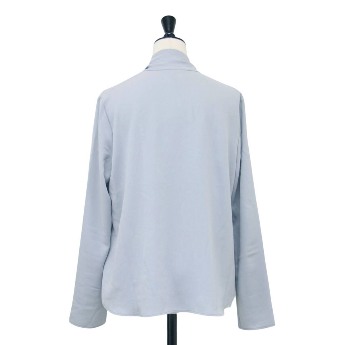 theory luxe セオリーリュクス ブラウス ブルー サイズ:38(M) | ボウタイ ブラウス | Heavy Pearl Ryna トップス プルオーバー_画像2