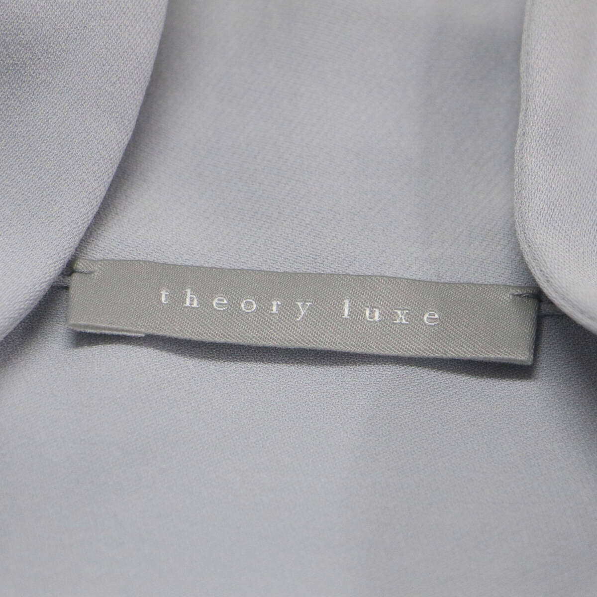 theory luxe セオリーリュクス ブラウス ブルー サイズ:38(M) | ボウタイ ブラウス | Heavy Pearl Ryna トップス プルオーバー_画像5