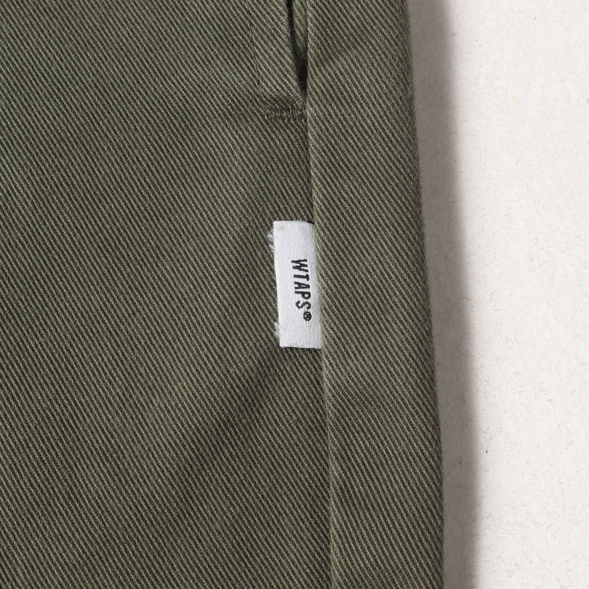 WTAPS ダブルタップス パンツ オリーブドラブ サイズ:L | 21AW コットンツイル ワイド イージー パンツ (SEAGULL 03 / TROUSERS)_画像4
