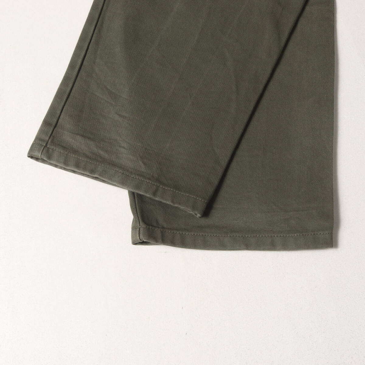 WTAPS ダブルタップス パンツ オリーブドラブ サイズ:L | 21AW コットンツイル ワイド イージー パンツ (SEAGULL 03 / TROUSERS)_画像6