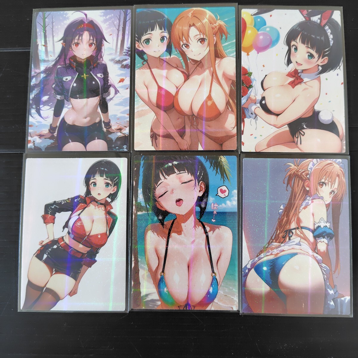 [ дешевый старт ] защитная плёнка есть ACG прекрасный девушка SAOkila карта 6 шт. комплект за границей товар 