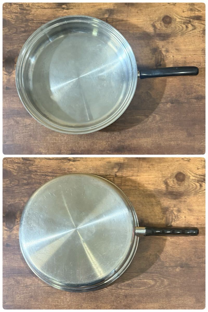 Vita Craft ビタクラフト 5-PLY NICROMIUM STEEL NO.5204/5511x2/5203 MADE IN U.S.A 両手鍋 片手鍋 調理器具 鍋 まとめ _画像5