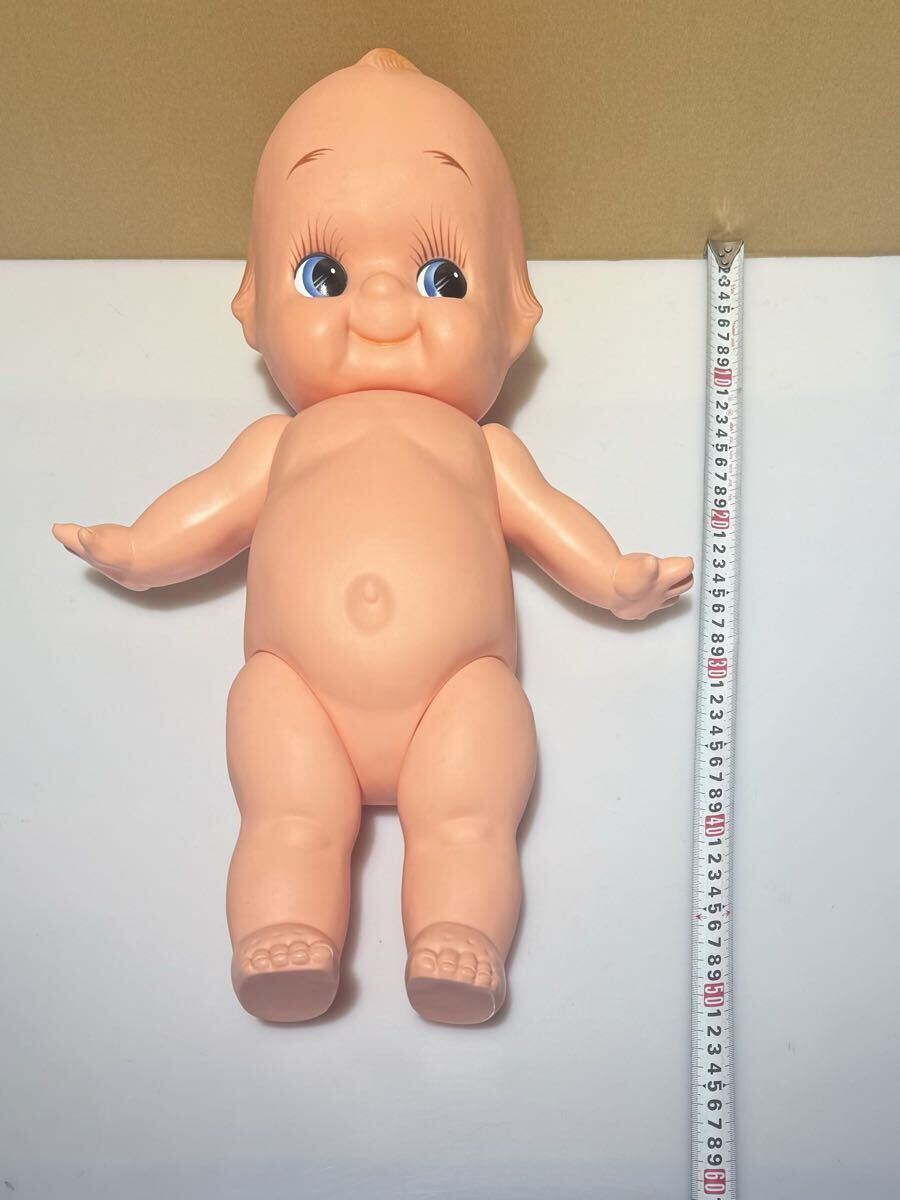 身長約50cm 特大キューピー ソフビ 白い羽付き 手足可動 人形 フィギュア 巨大 レトロ キューピー ソフビ人形_画像10