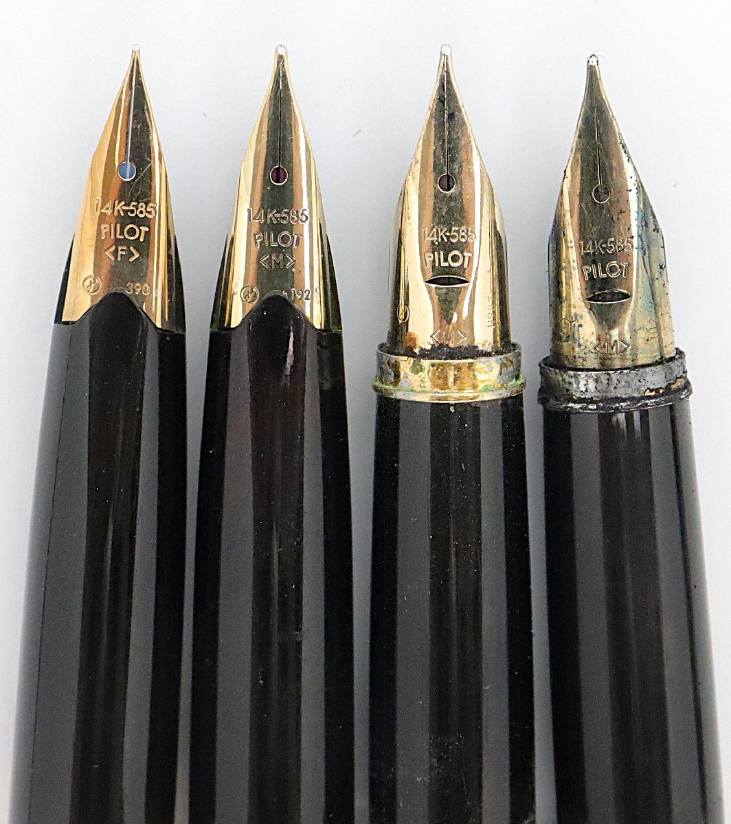 パイロット PILOT 万年筆8点 ペン先14K カスタム/エリート 1点軸に印字あり ※筆記未確認 ◆おたからや【Y-PE03187】_画像9