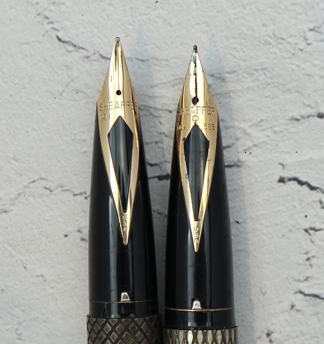 シェーファー SHEAFFER 万年筆2点 ペン先14K スターリングシルバー刻印 ※筆記未確認 ◆おたからや【H-PE02577】_画像4
