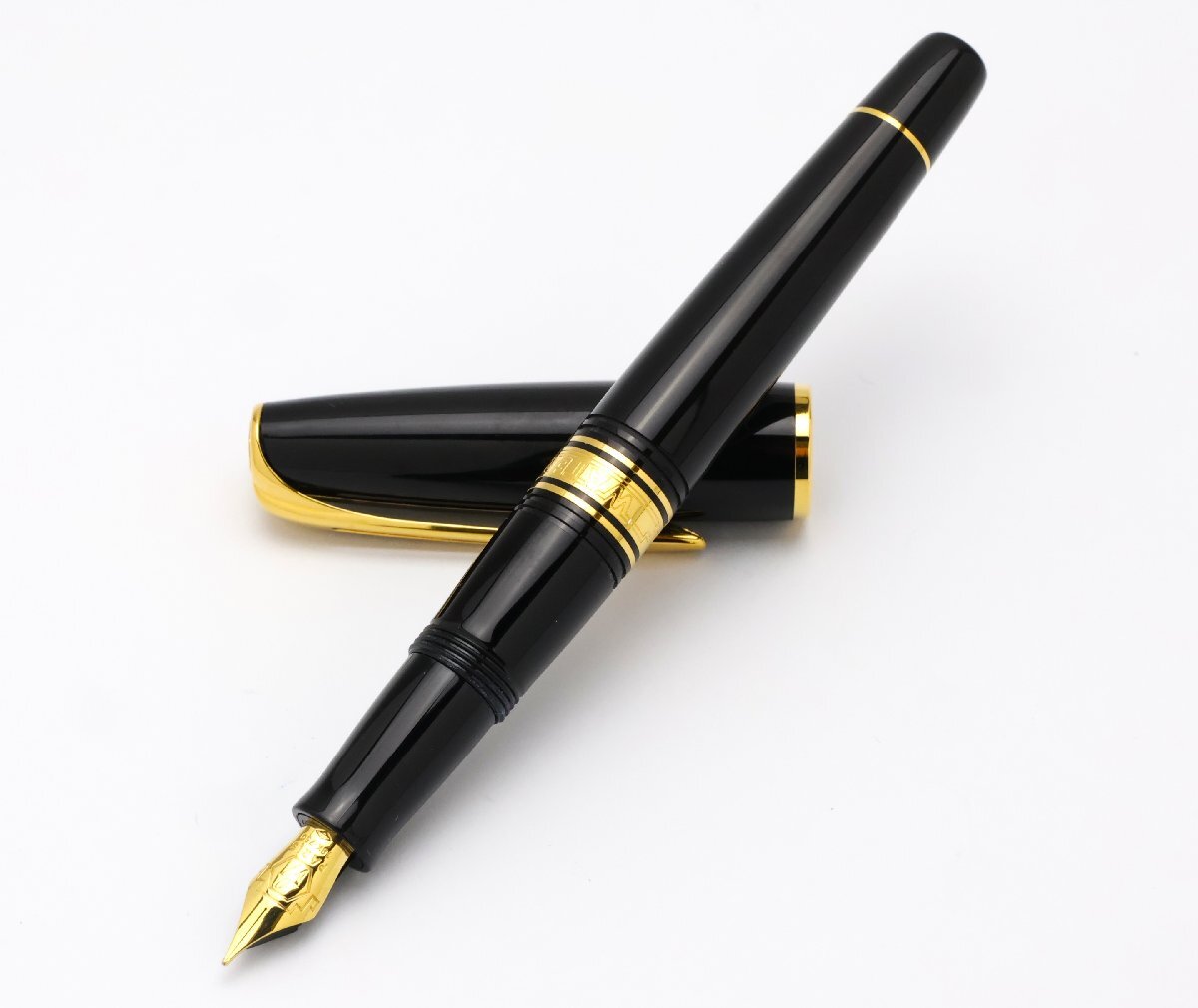 ウォーターマン WATERMAN チャールストン18K 万年筆1点 ※筆記未確認 ◆おたからや【J-PE02140】_画像1