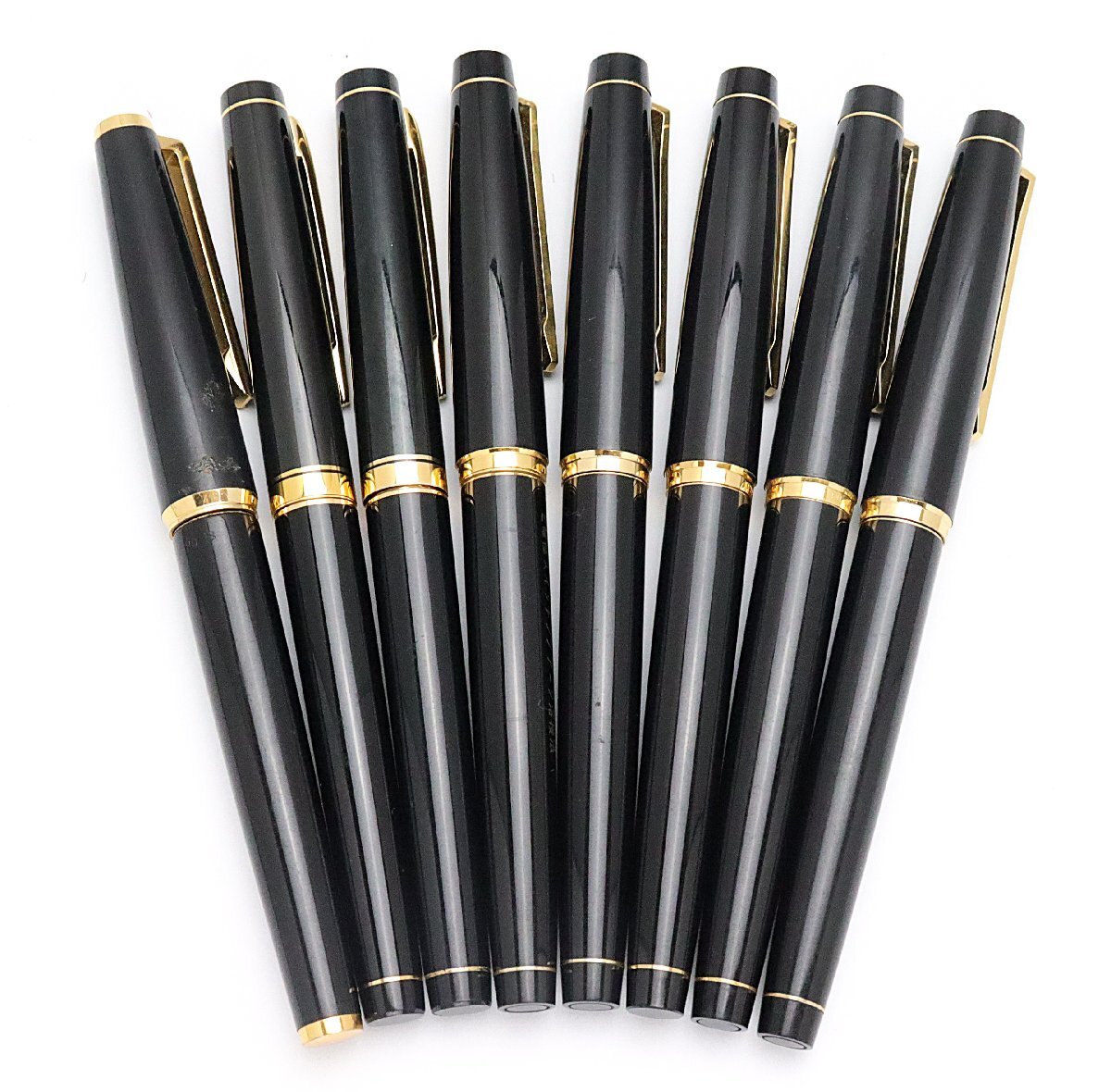 パイロット PILOT 万年筆8点 ペン先14K カスタム/エリート 1点軸に印字あり ※筆記未確認 ◆おたからや【Y-PE03187】_画像1