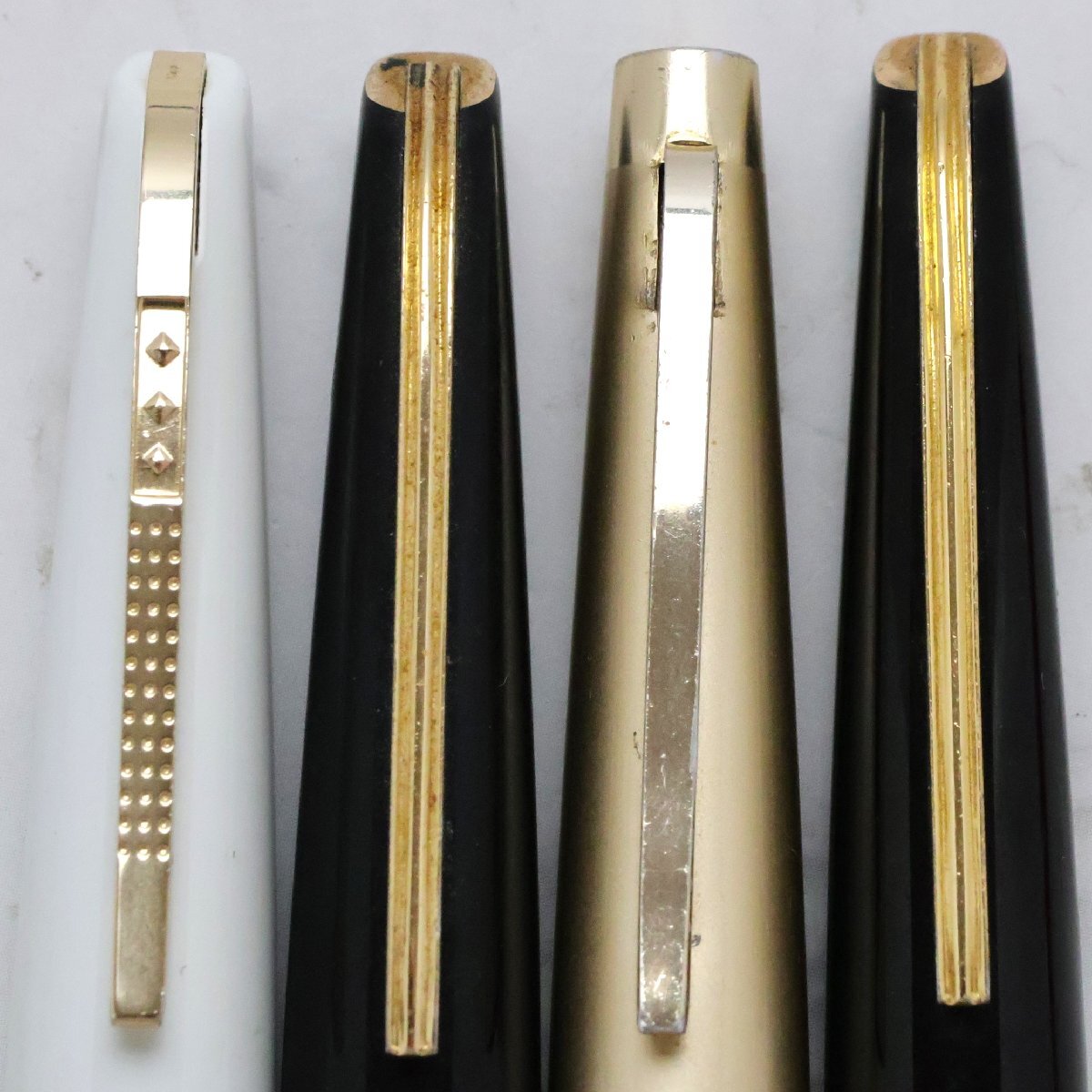 プラチナ PLATINUM 万年筆 4点(内1点ネーム入り) ペン先14K ※筆記未確認◆おたからや【Z-PE03035】_画像4