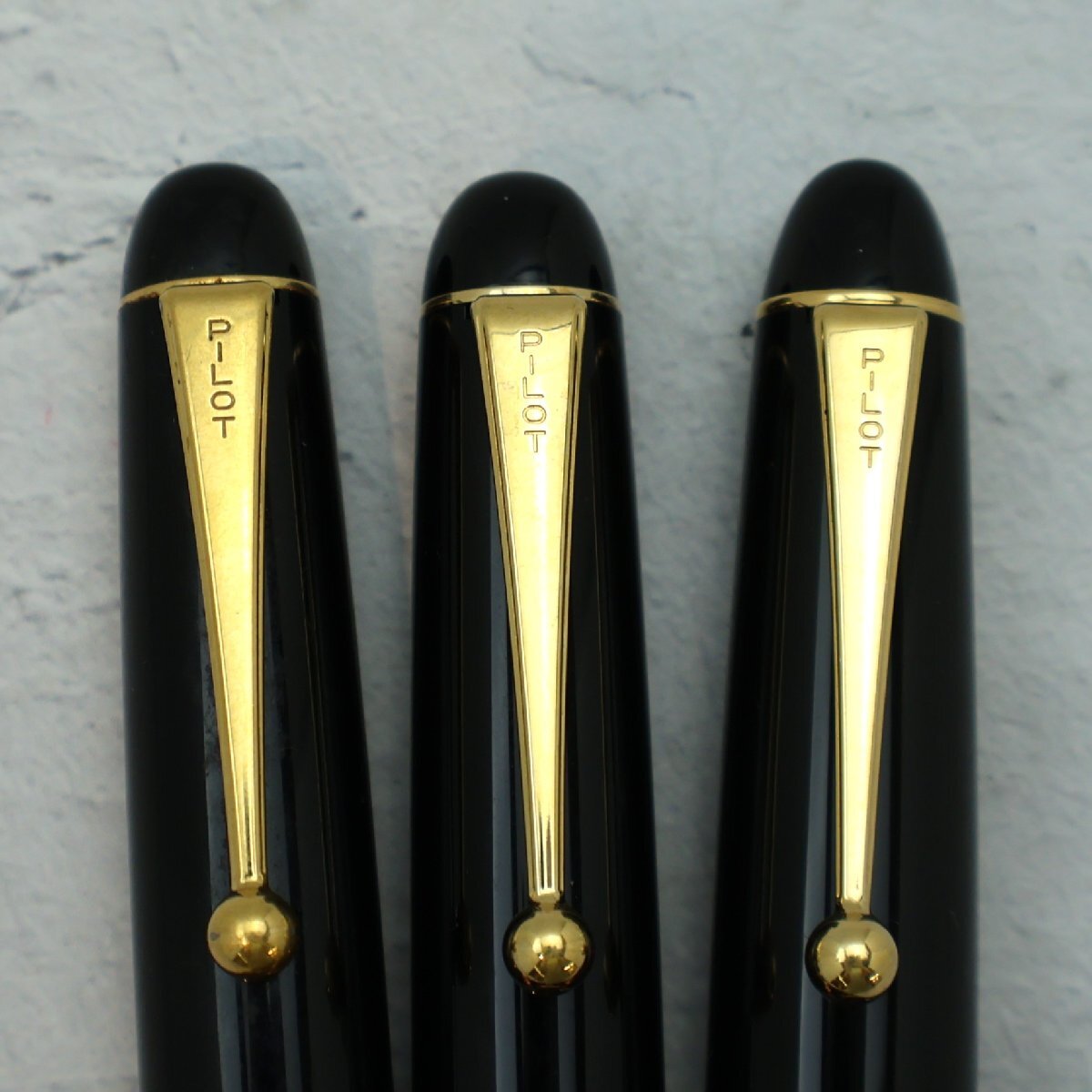 パイロット PILOT 万年筆3点 カスタム74・742 14K 記念印字あり※筆記未確認 ◆おたからや【H-PE00741】_画像3