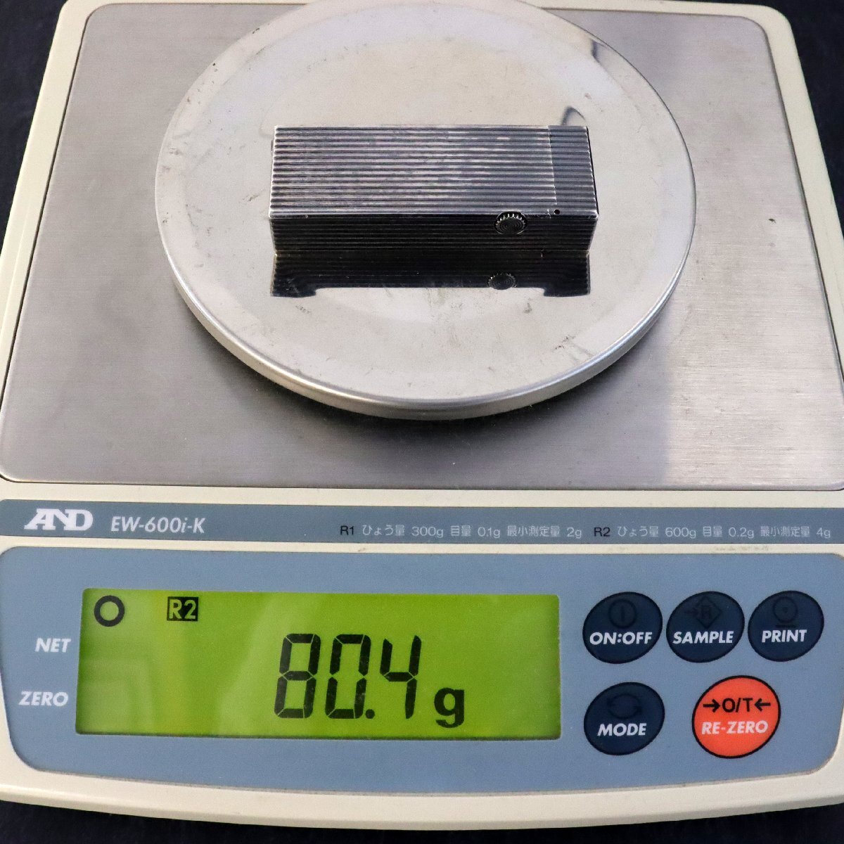 ダンヒル（dunhill）ライター 1点 シルバー D.J刻印あり X線測定済 総重量80.4ｇ ローラー不動 ※火花未確認◆おたからや【x-LI02940】_画像9