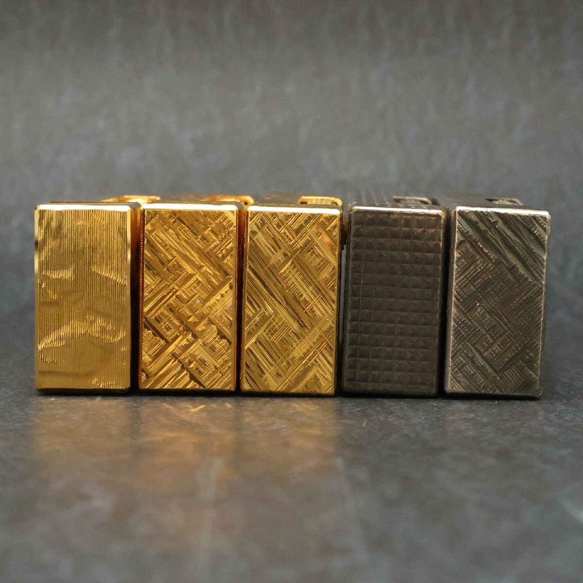 Dunhill ダンヒル ライター5点 ゴールド シルバー 石割れ有 ジャンク※火花未確認◆おたからや【S-LI02954】_画像5
