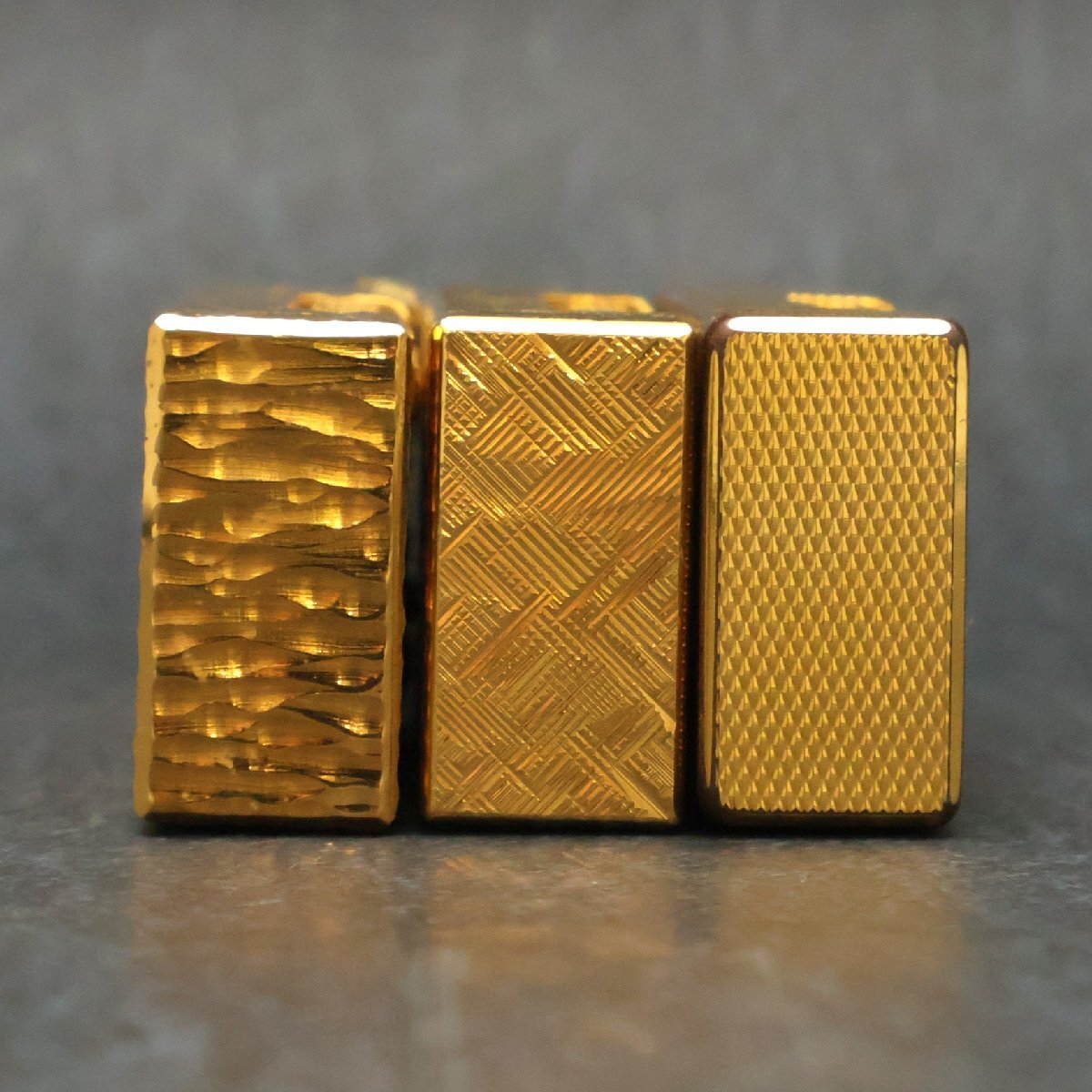 ダンヒル(dunhill)ライター3点 ゴールド 内1点シール付き ※火花未確認◆おたからや【S-LI02950】_画像5