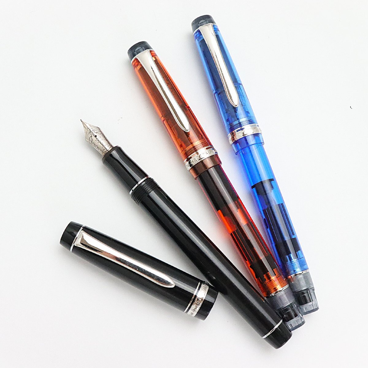 パイロット PILOT 万年筆3点 ペン先14K カスタムヘリテイジ91/92 ※筆記未確認 ◆おたからや【Y-PE03183】_画像1