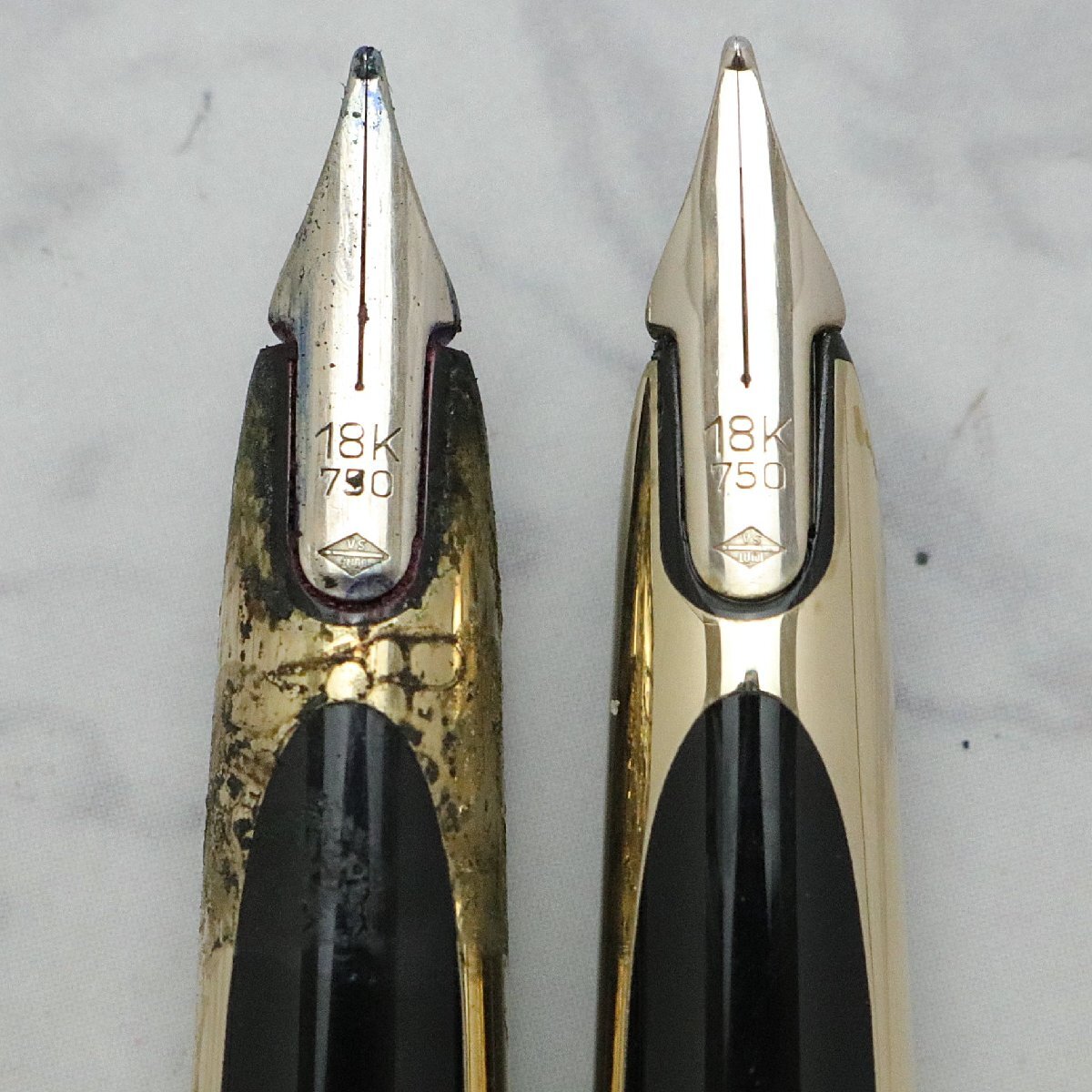 WATERMAN ウォーターマン 万年筆 2点 ペン先18K ※筆記未確認 ◆おたからや【F-PE02507】_画像8