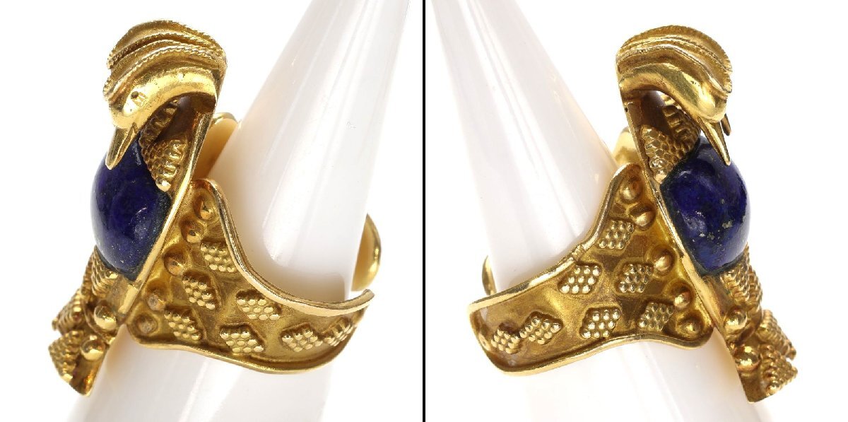 おたからや◆750刻印/K18相当以上ジュエリー 2点《約49.8g》リング,ペンダント【B-YA02351】_画像4