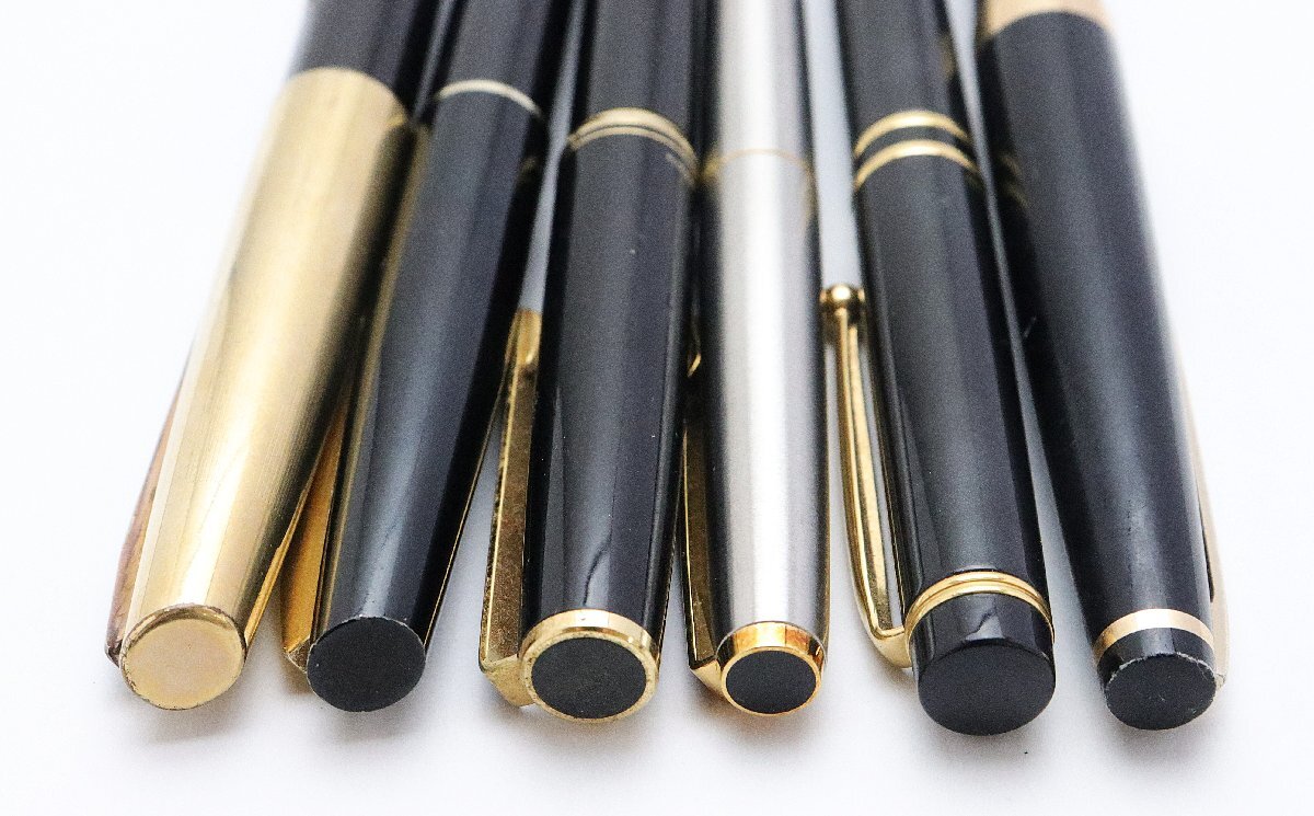 パイロット PILOT 万年筆6点 ペン先14K カスタム,エリート他 ネーム入り含む ジャンク品 ※筆記未確認 ◆おたからや【Y-PE00746】_画像4